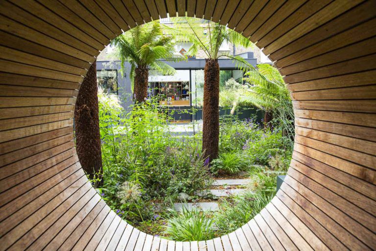 Jo Thompson garden design priavte house in Crouch end London july 2019